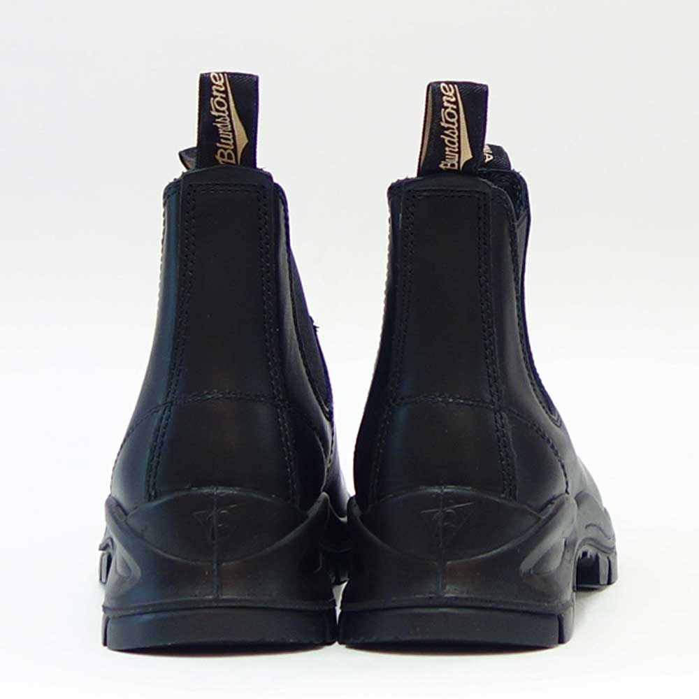ブランドストーン Blundstone LUG BOOT BS2240 009 (ユニセックス) ブラック 防水レザー スムースレザー ショートブーツ スリッポン「靴」