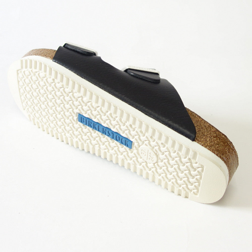 【SALE 30%OFF】 ビルケンシュトック BIRKENSTOCK ARIZONA SL(アリゾナ ソフトフットベッド SL)幅広(レギュラーフィット) 230154 ブラック(ナチュラルレザー)ソフトクッション内蔵 (メンズ サンダル)「正規輸入品」 「靴」
