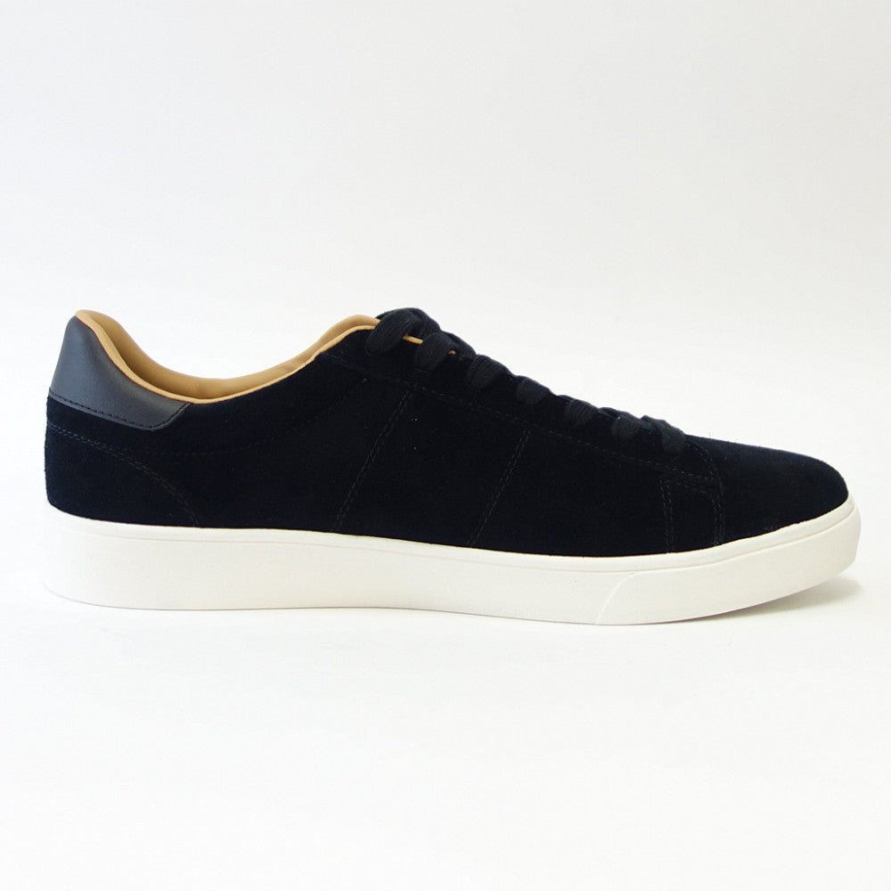 【SALE 40%OFF】 FRED PERRY フレッドペリー B2322102(ユニセックス)SPENCER SUEDE (スペンサー スエード) カラー:BLACK/METALLIC GOLD 天然皮革 ローカット スニーカー 「靴」