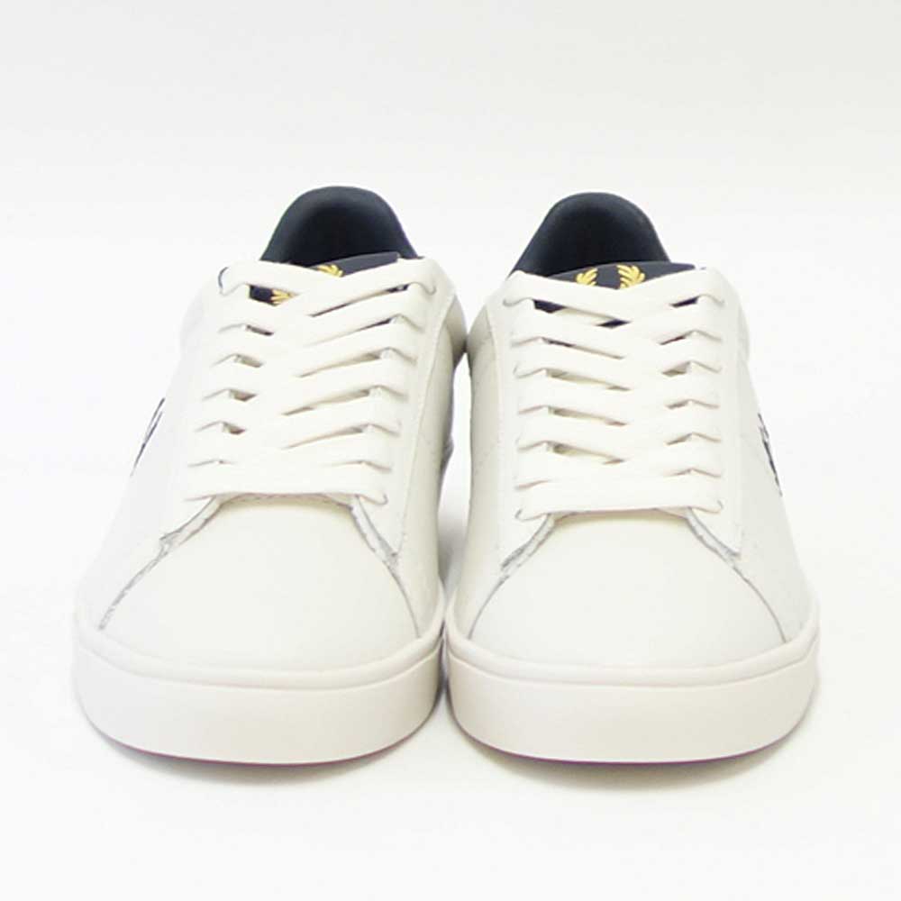FRED PERRY フレッドペリー B 2333 254(ユニセックス)SPENCER LEATHER (スペンサー レザー) カラー:Porcelain 天然皮革のローカットスニーカー 「靴」