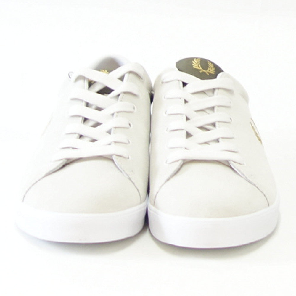 FREDPERRYフレッドペリーB2345100(ユニセックス)LOTTIESUEDEカラー:WHITE天然皮革のローカットスニーカー「靴」