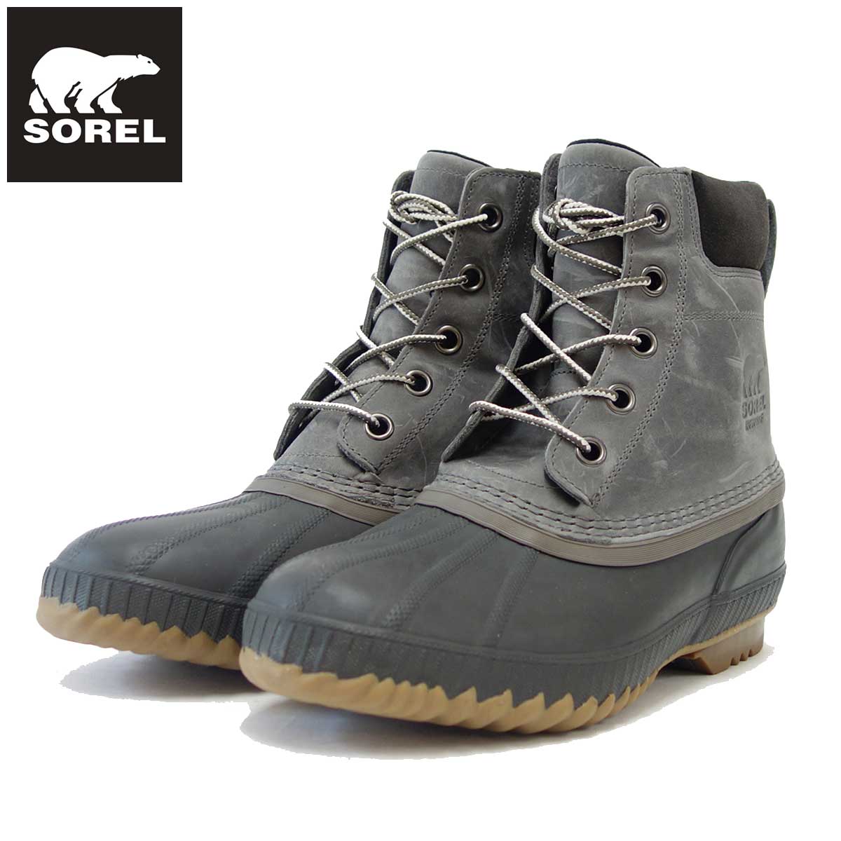 ソレル SOREL NM2575(メンズ)シャイアン 2 :Quarry/Buffalo(052) 保温性・防水性抜群の快適ウィンターブーツ 「靴」