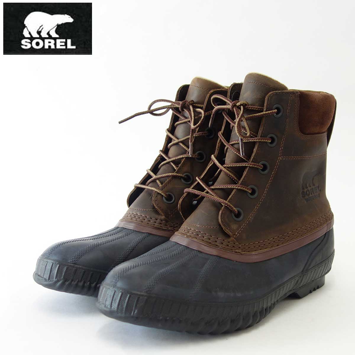 SOREL ソレル NM2575(メンズ)<BR>シャイアン 2:Tabacco/Black(259)<br>保温性・防水性抜群の快適ウィンターブーツ<BR>「靴」