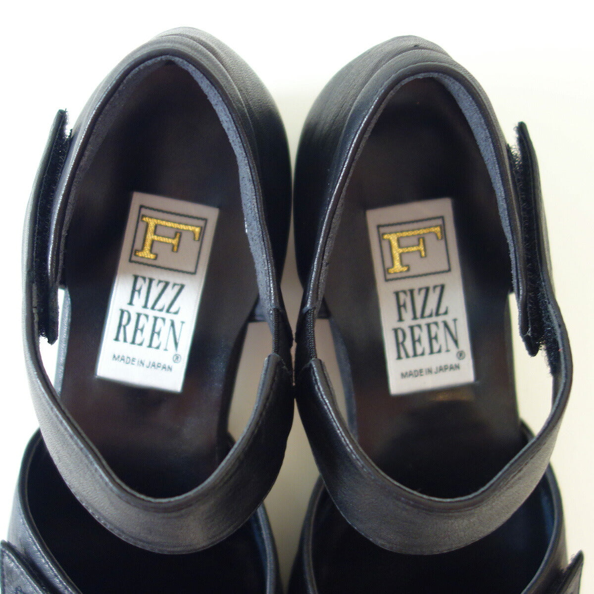 フィズリーンFIZZREEN27-3784ブラック(レディースサンダル)EEEEオープントゥサンダル(日本製)甲ストラップコンフォートカジュアル4E3.5cmヒール「靴」