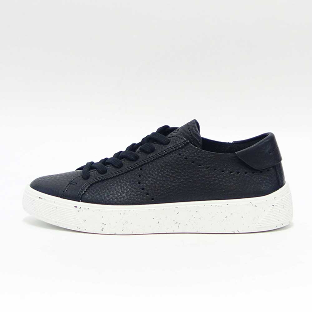 エコー ECCO STREET TRAY WOMEN'S SNEAKER ブラック 291503 01001 (レディース) 快適な履き心地のレザースニーカー レースアップ ウォーキングシューズ 旅行「靴」