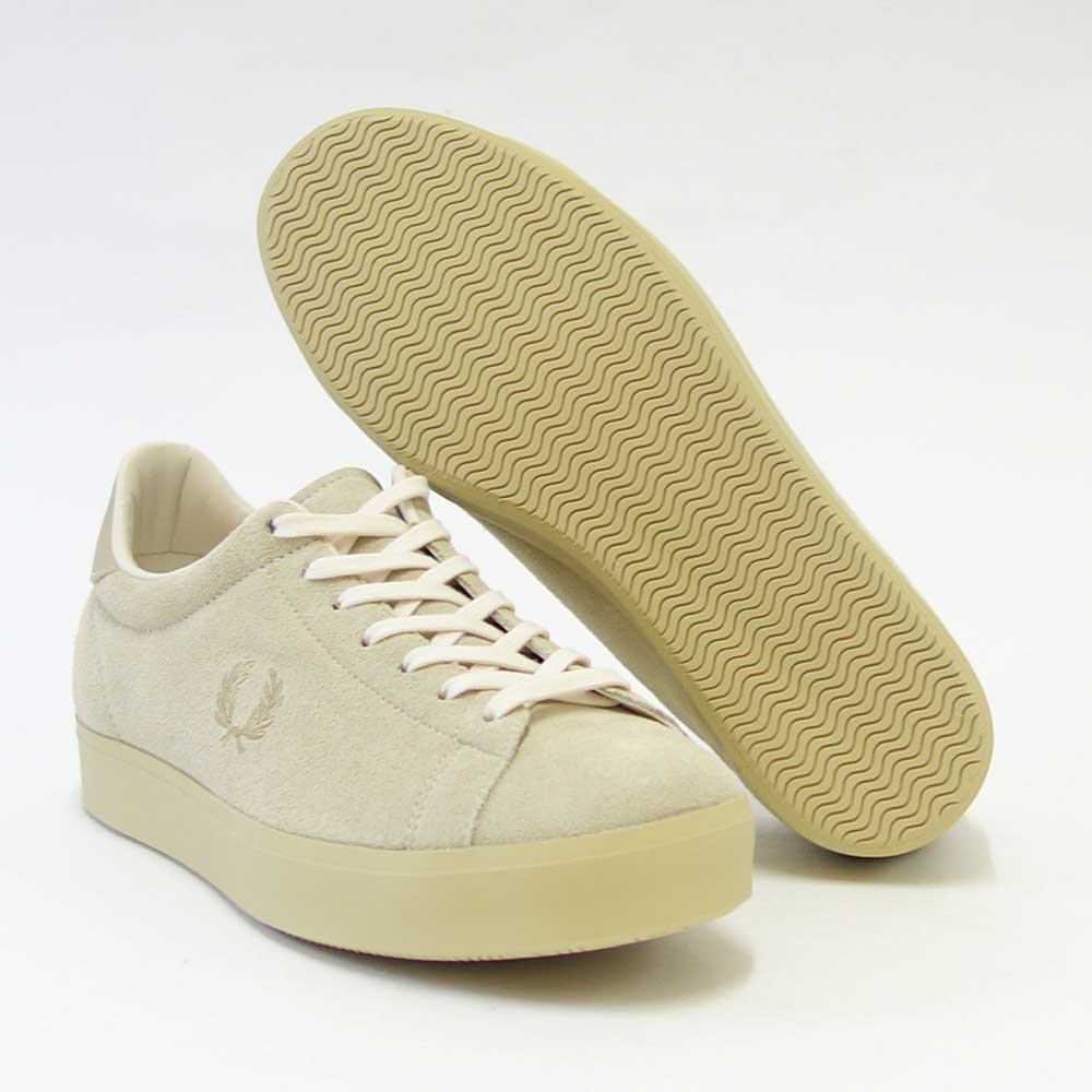 【SALE 40%OFF】 フレッドペリー FRED PERRY  F29652 14(ユニセックス)BREAUX LEATHER カラー:IVORY (日本製)  レザースニーカー テニスシューズ「靴」
