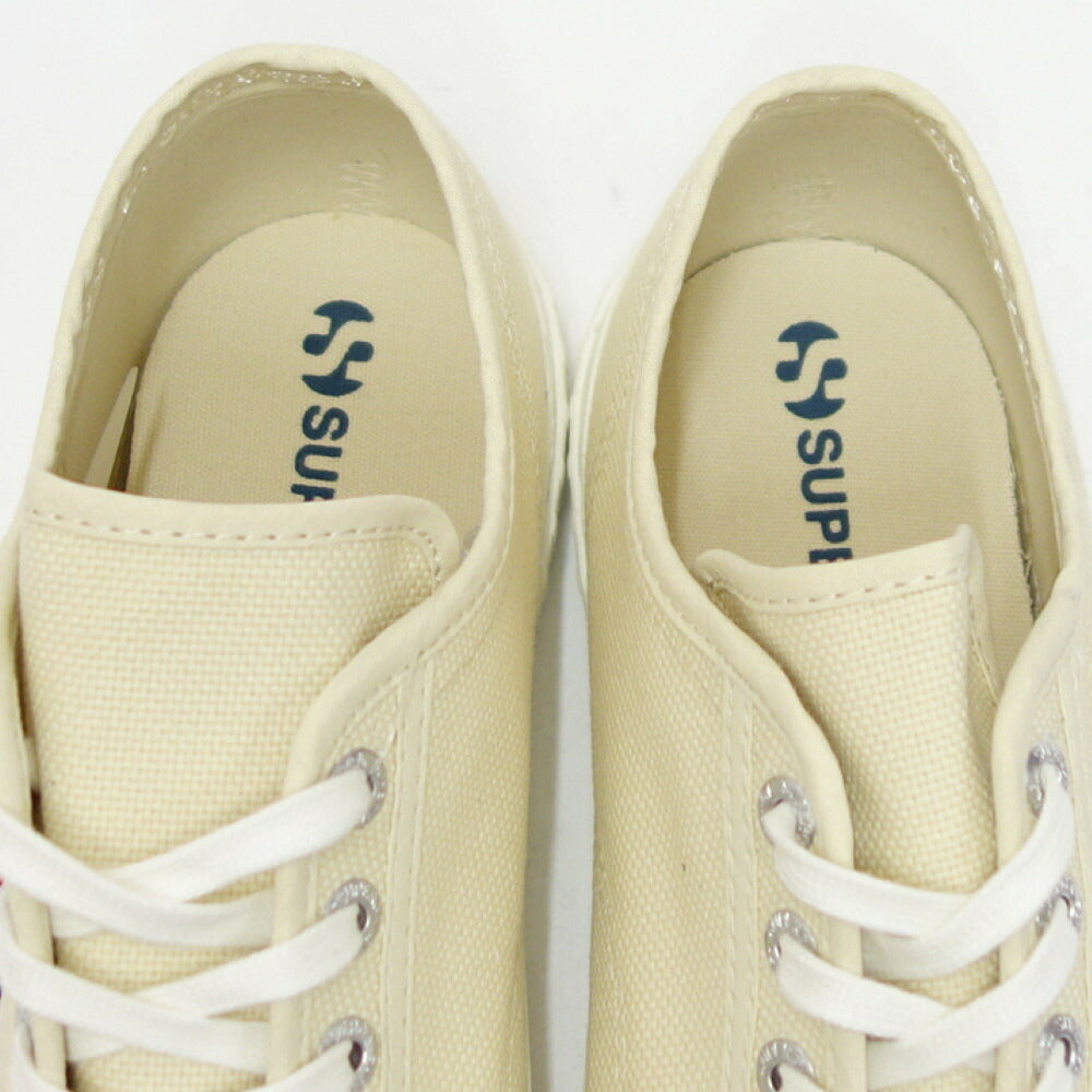 【SALE 30%OFF】 スペルガ SUPERGA 2630-STRIPE(ユニセックス)ベージュ (2a00grt0akj) ナチュラル キャンバス スニーカー ミリタリー 「靴」