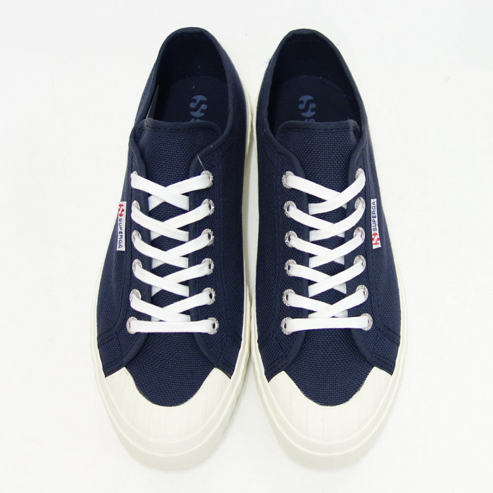 【SALE 30%OFF】 スペルガ SUPERGA 2630-STRIPE(ユニセックス)ブルーグレー (2a00grt0alb) ナチュラル キャンバス スニーカー ミリタリー 「靴」