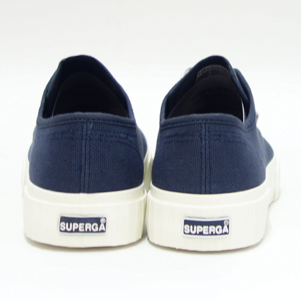 【SALE 30%OFF】 スペルガ SUPERGA 2630-STRIPE(ユニセックス)ブルーグレー (2a00grt0alb) ナチュラル キャンバス スニーカー ミリタリー 「靴」