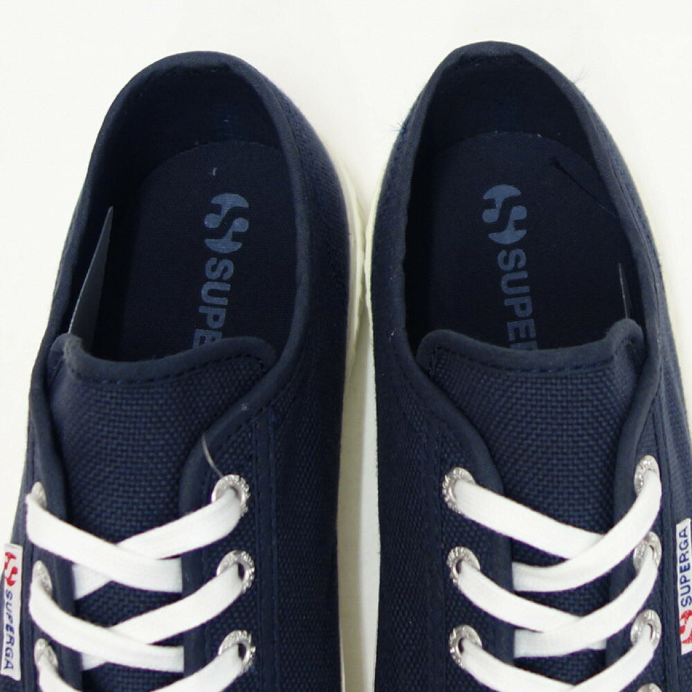【SALE 30%OFF】 スペルガ SUPERGA 2630-STRIPE(ユニセックス)ブルーグレー (2a00grt0alb) ナチュラル キャンバス スニーカー ミリタリー 「靴」