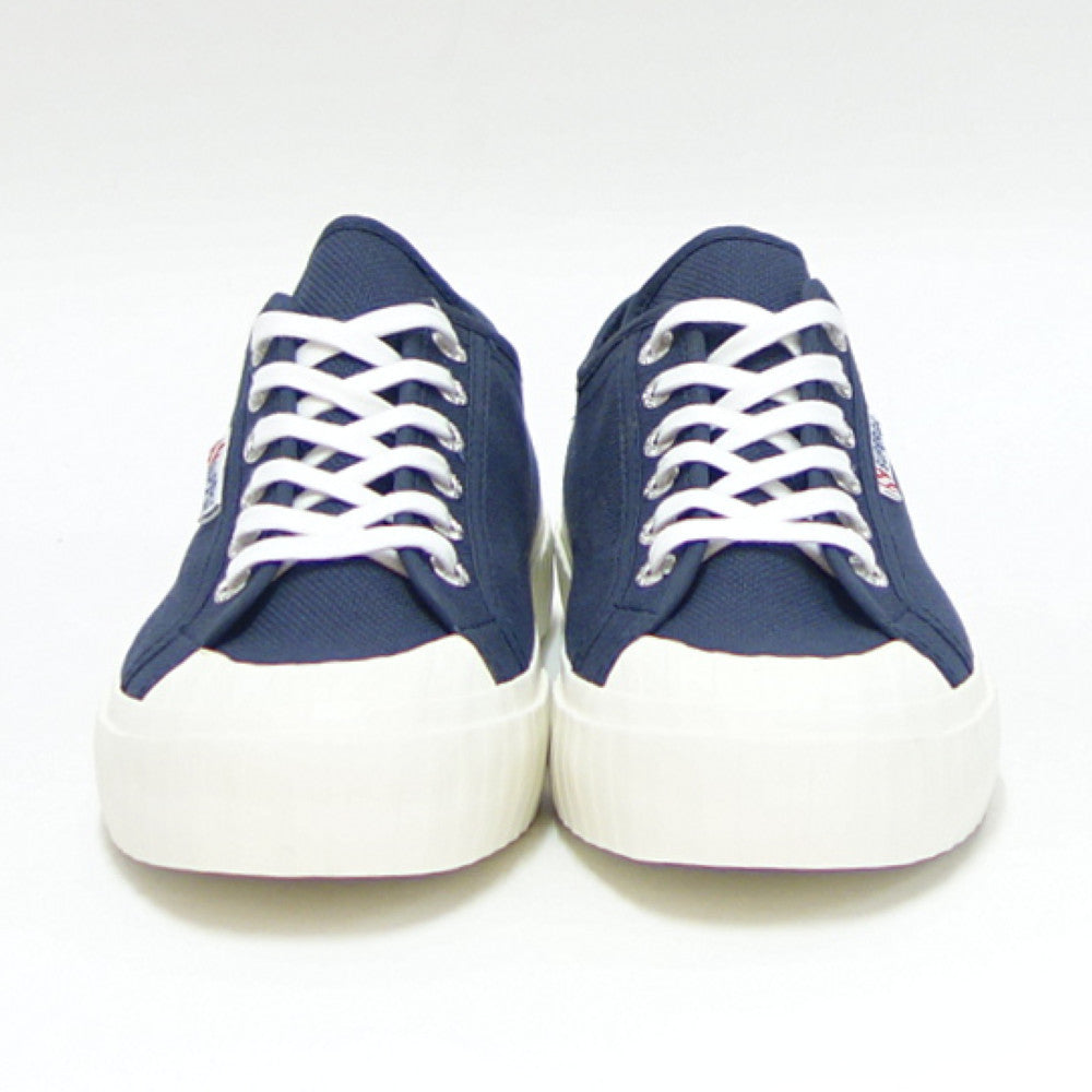 【SALE 30%OFF】 スペルガ SUPERGA 2630-STRIPE(ユニセックス)ブルーグレー (2a00grt0alb) ナチュラル キャンバス スニーカー ミリタリー 「靴」
