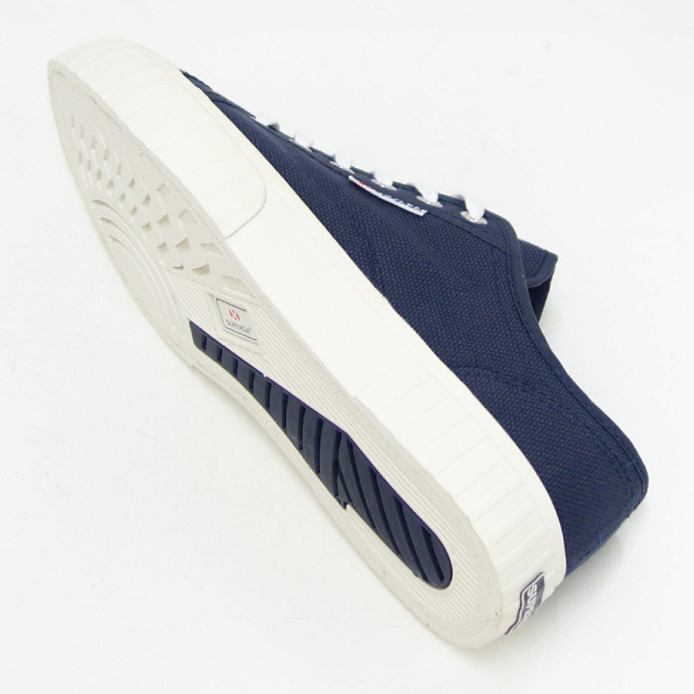 【SALE 30%OFF】 スペルガ SUPERGA 2630-STRIPE(ユニセックス)ブルーグレー (2a00grt0alb) ナチュラル キャンバス スニーカー ミリタリー 「靴」