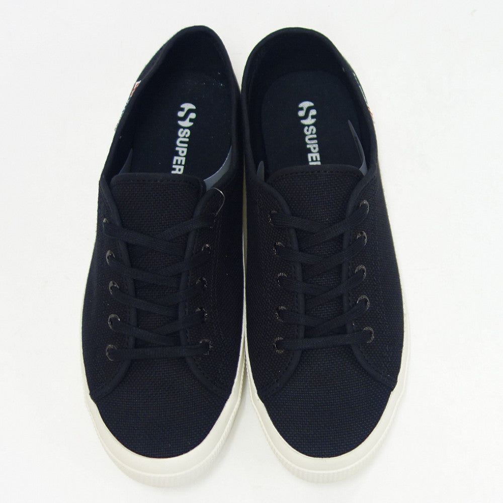 【SALE 30%OFF】 スペルガ SUPERGA 2725 NUDE(ユニセックス)ブラック (2a4116ewadk) ライトウェイト キャンバススニーカー レディース メンズ 「靴」