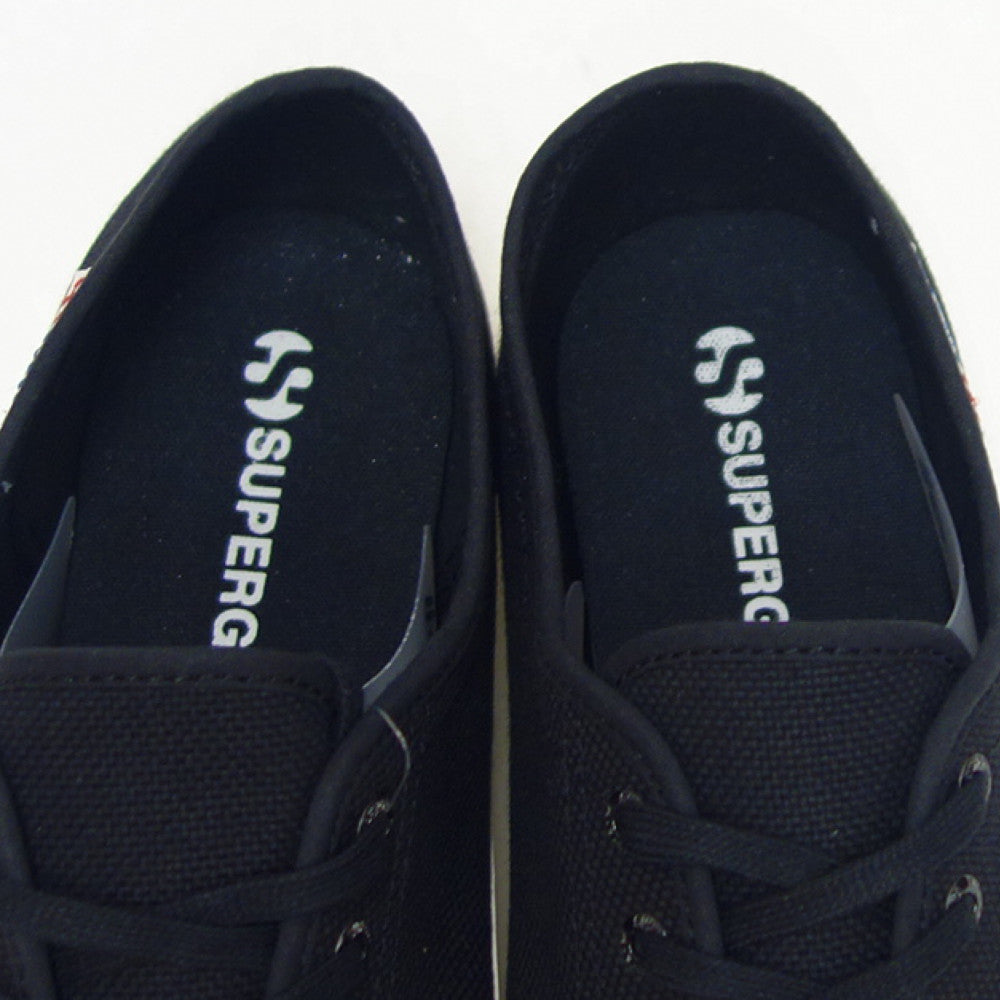 【SALE 30%OFF】 スペルガ SUPERGA 2725 NUDE(ユニセックス)ブラック (2a4116ewadk) ライトウェイト キャンバススニーカー レディース メンズ 「靴」