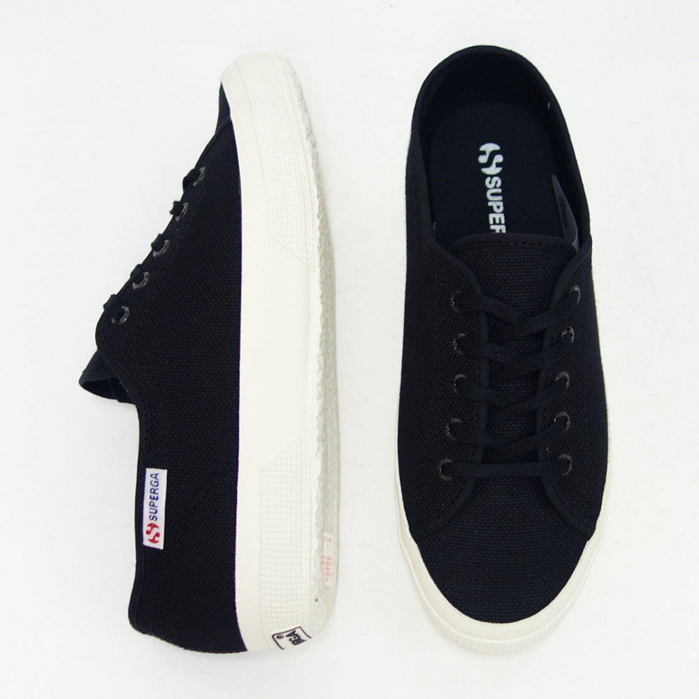 【SALE 30%OFF】 スペルガ SUPERGA 2725 NUDE(ユニセックス)ブラック (2a4116ewadk) ライトウェイト キャンバススニーカー レディース メンズ 「靴」