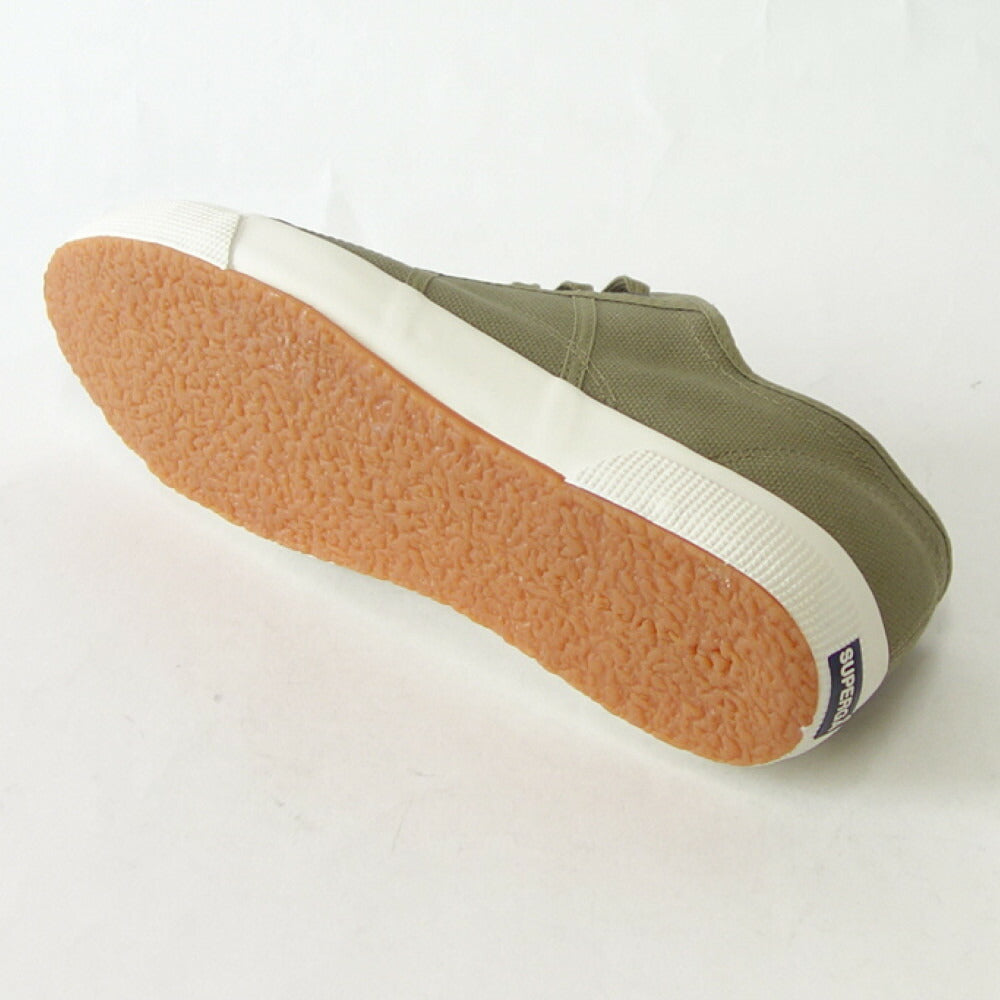 【SALE 30%OFF】 スペルガ SUPERGA 2390-MILITARY 7 EYELETS(メンズ)グリーン (2s7112xwaht) ナチュラル キャンバススニーカー ミリタリー 「靴」
