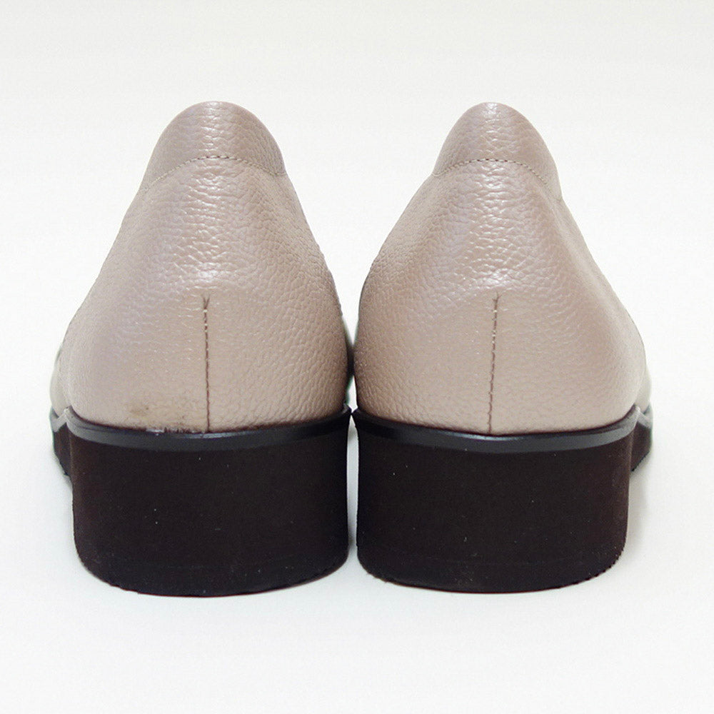 フィズリーンFIZZREEN3020ライトオーク(レディース)快適EEEEのウェッジパンプス(日本製)スリッポンウェッジシューズ4Eレザーシューズコンフォートウォーキングタウンカジュアル