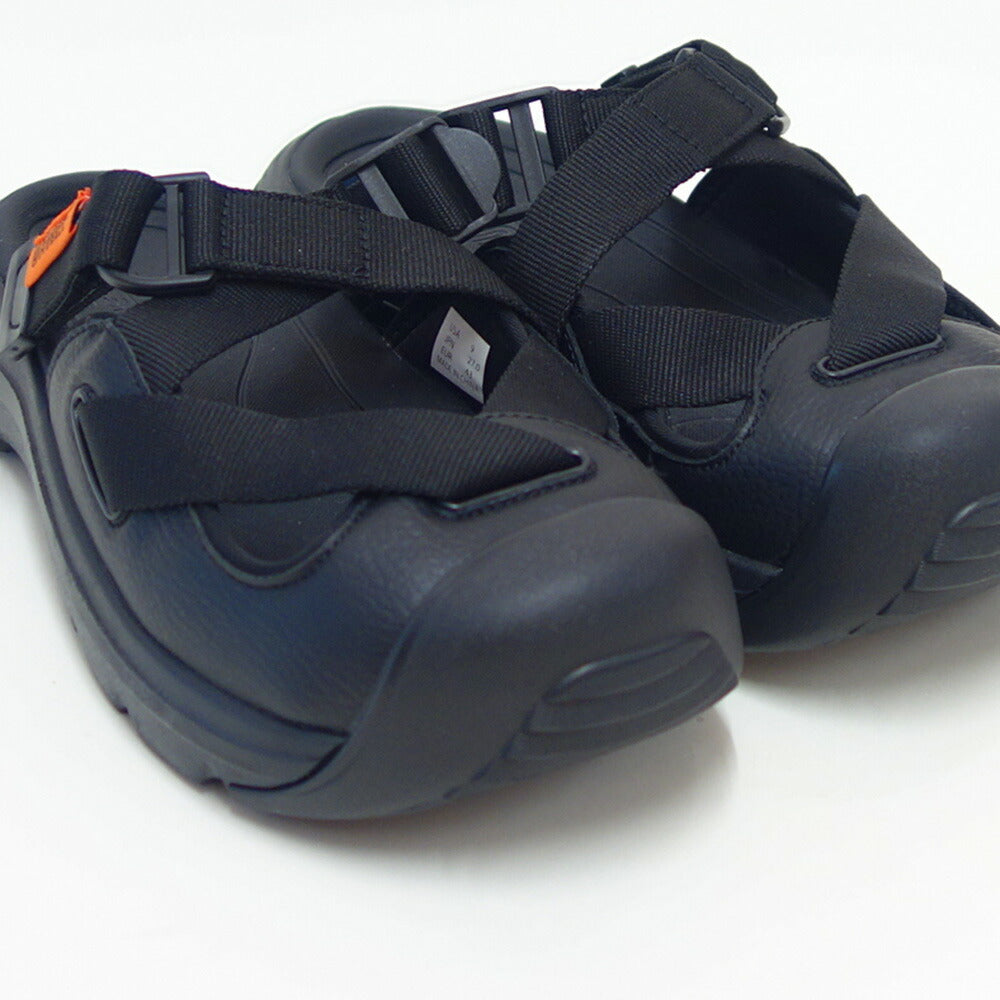 ユニバーサルオーバーオール(UNIVERSALOVERALL)31176(ユニセックス)ブラック快適サンダルスポーツサンダル「靴」