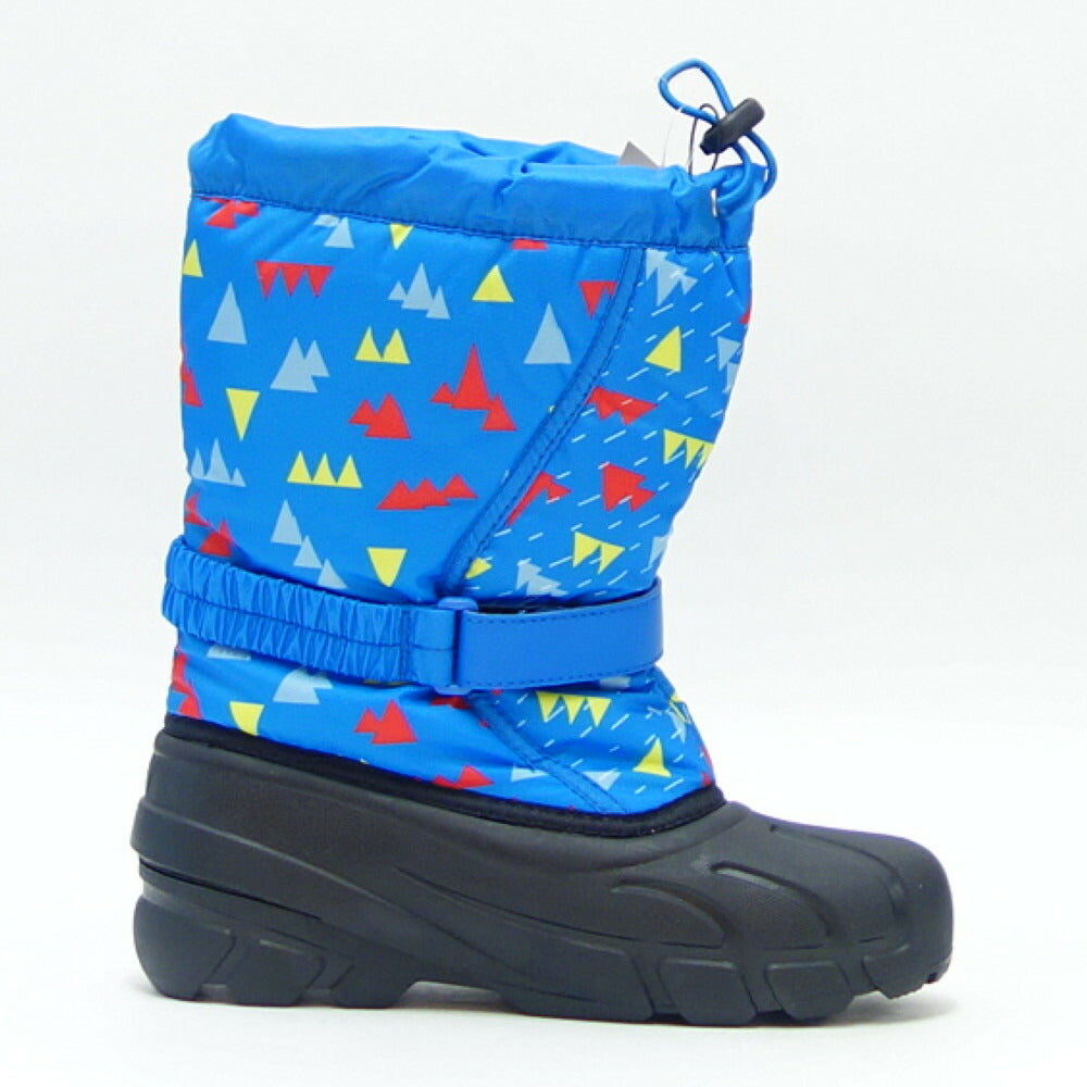 【SALE 30%OFF】 ソレル SOREL NY 3504(キッズ)ユースフルーリープリント:ハイパーブルー (431)   防水 ハーフブーツ ジュニアブーツ スノーブーツ「靴」