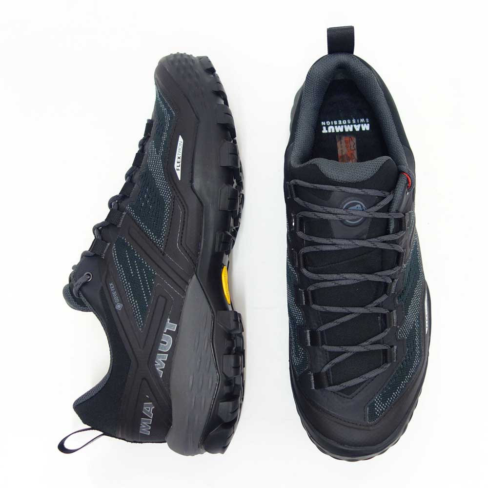 MAMMUT マムート Ducan Low GTX Men 303003521(メンズ)カラー:black-dark titanium(00288) アウトドアスニーカー ウォーキングシューズ 防水 ハイキングシューズ「靴」