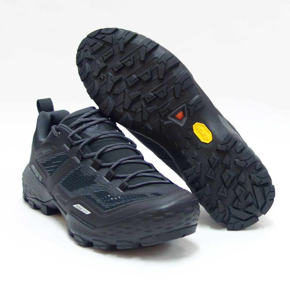 MAMMUT マムート Ducan Low GTX Men 303003521(メンズ)カラー:black-dark titanium(00288) アウトドアスニーカー ウォーキングシューズ 防水 ハイキングシューズ「靴」