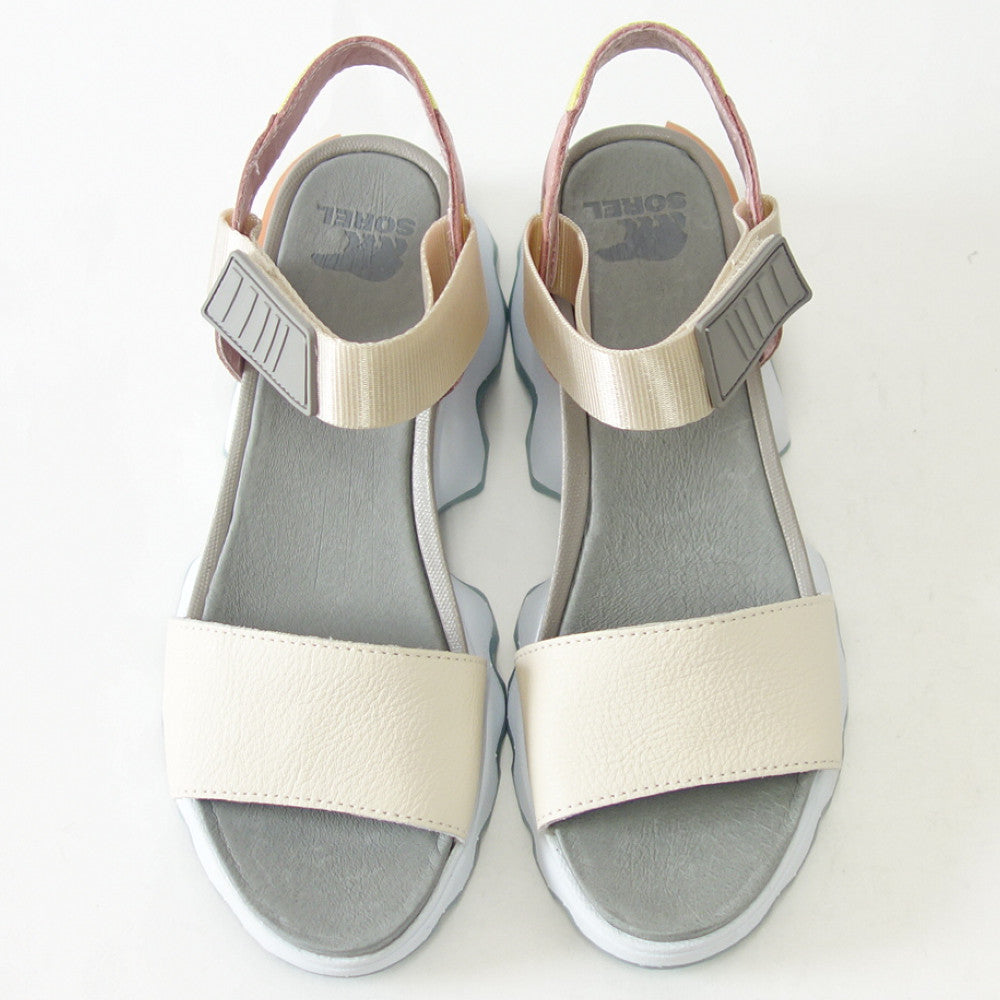 【SALE 40%OFF】 ソレル SOREL NL 3567(レディース サンダル) キネティックサンダル:Chalk / Eraser Pink (191)   天然皮革 アンクルストラップ サンダル ウェッジヒール「靴」