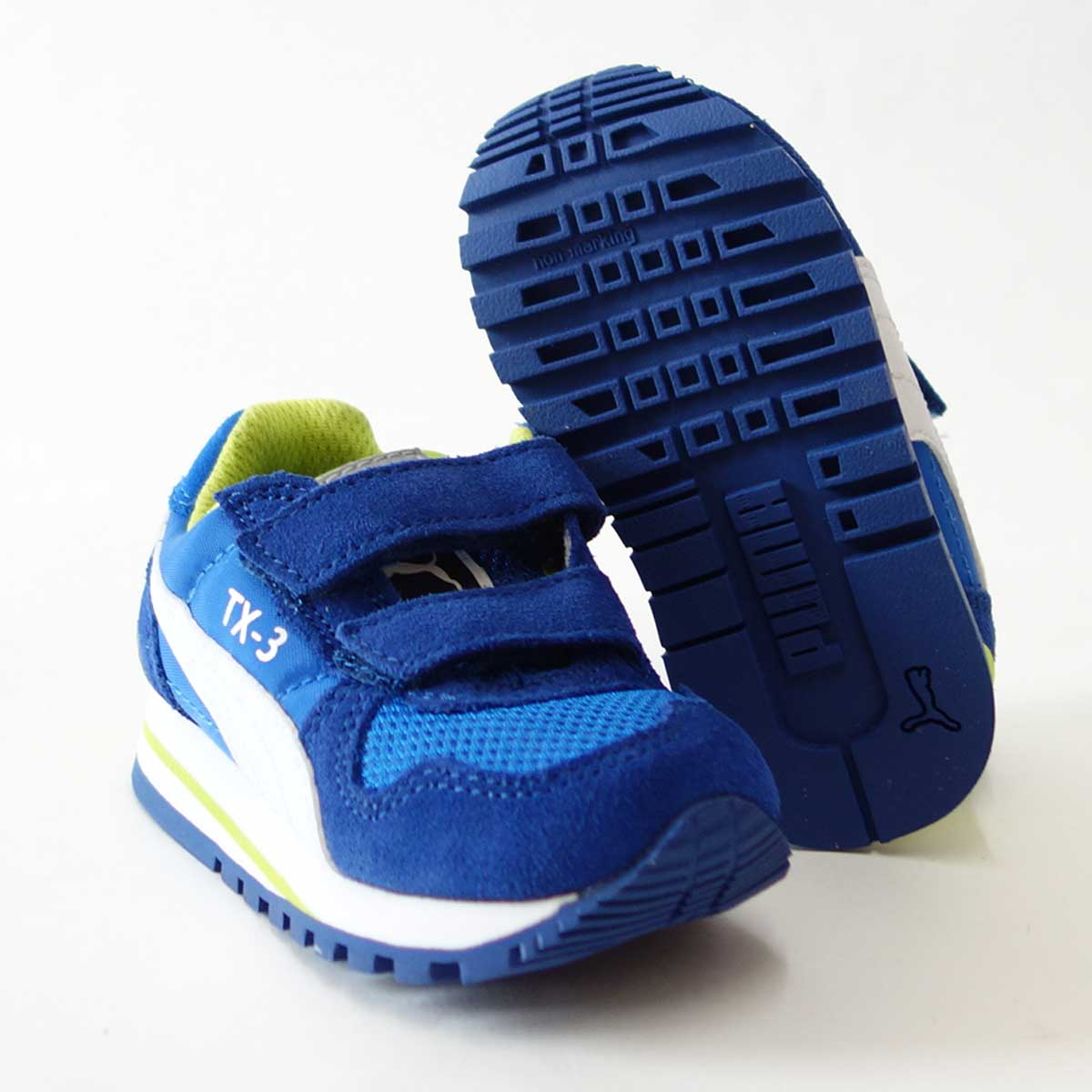 【SALE 50%OFF】 PUMA プーマ 357313 TX-3 V キッズ カラー:puma royal-white 「靴」子供「靴」