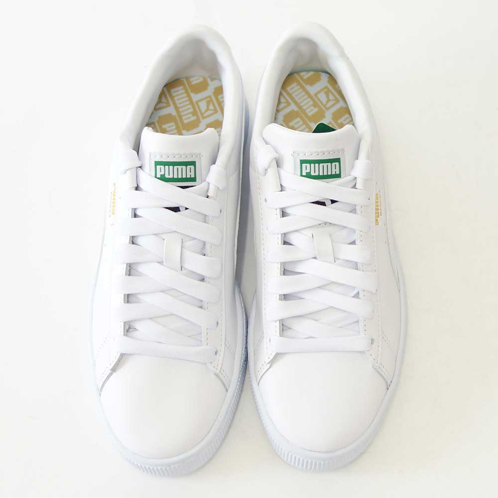 プーマ PUMA バスケット クラシック XXI 37492301 プーマホワイト/ホワイト (ユニセックス)スムースレザー ローカット バスケットシューズ ウォーキング メンズ レディース「靴」