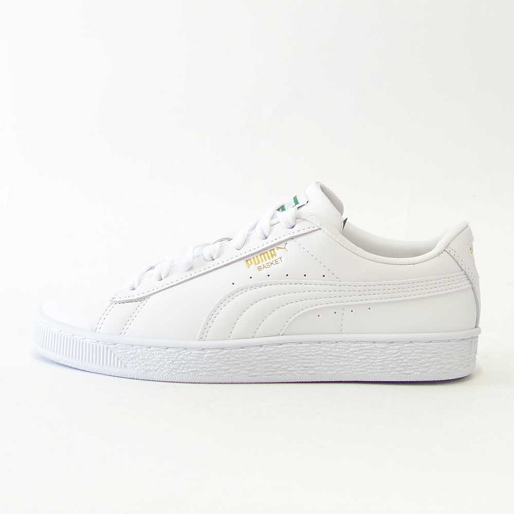 プーマ PUMA バスケット クラシック XXI 37492301 プーマホワイト/ホワイト (ユニセックス)スムースレザー ローカット バスケットシューズ ウォーキング メンズ レディース「靴」