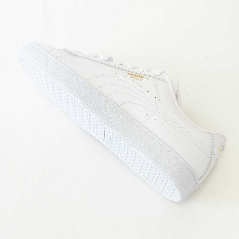 プーマ PUMA バスケット クラシック XXI 37492301 プーマホワイト/ホワイト (ユニセックス)スムースレザー ローカット バスケットシューズ ウォーキング メンズ レディース「靴」