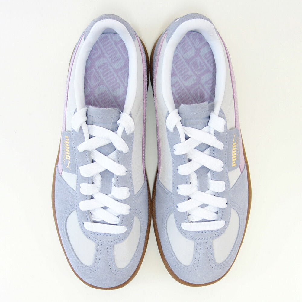 プーマPUMAユニセックスパレルモOGスニーカー38301110FeatherGray-GrayFog-GrapeMist(レディース)スエードレザーローカットスニーカーウォーキング「靴」