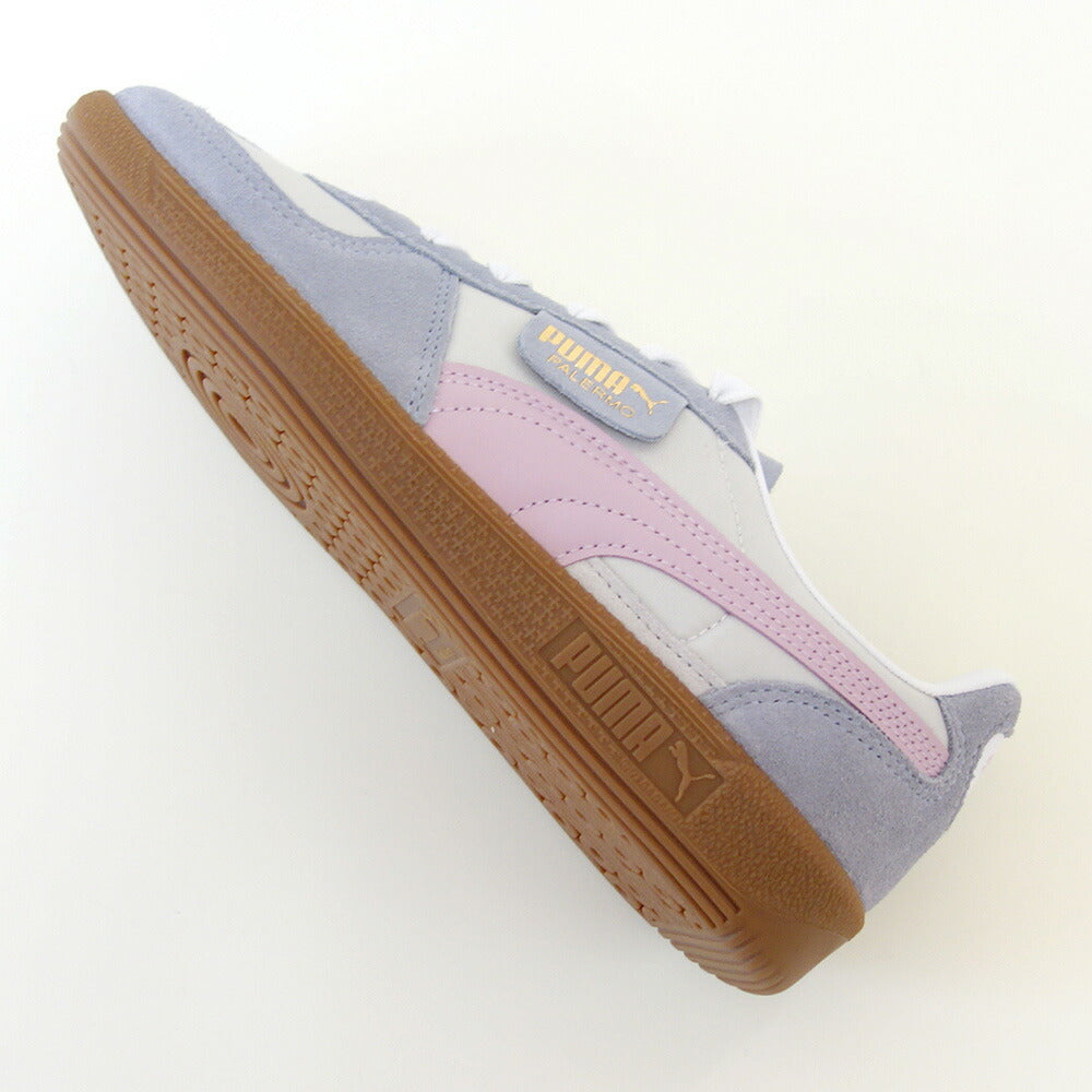 プーマPUMAユニセックスパレルモOGスニーカー38301110FeatherGray-GrayFog-GrapeMist(レディース)スエードレザーローカットスニーカーウォーキング「靴」