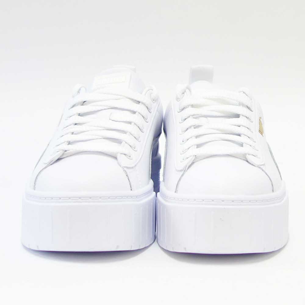 プーマ PUMA メイズ クラシック ウィメンズ 38420901 ホワイト (レディース)スムースレザー 厚底 ローカット シューズ「靴」