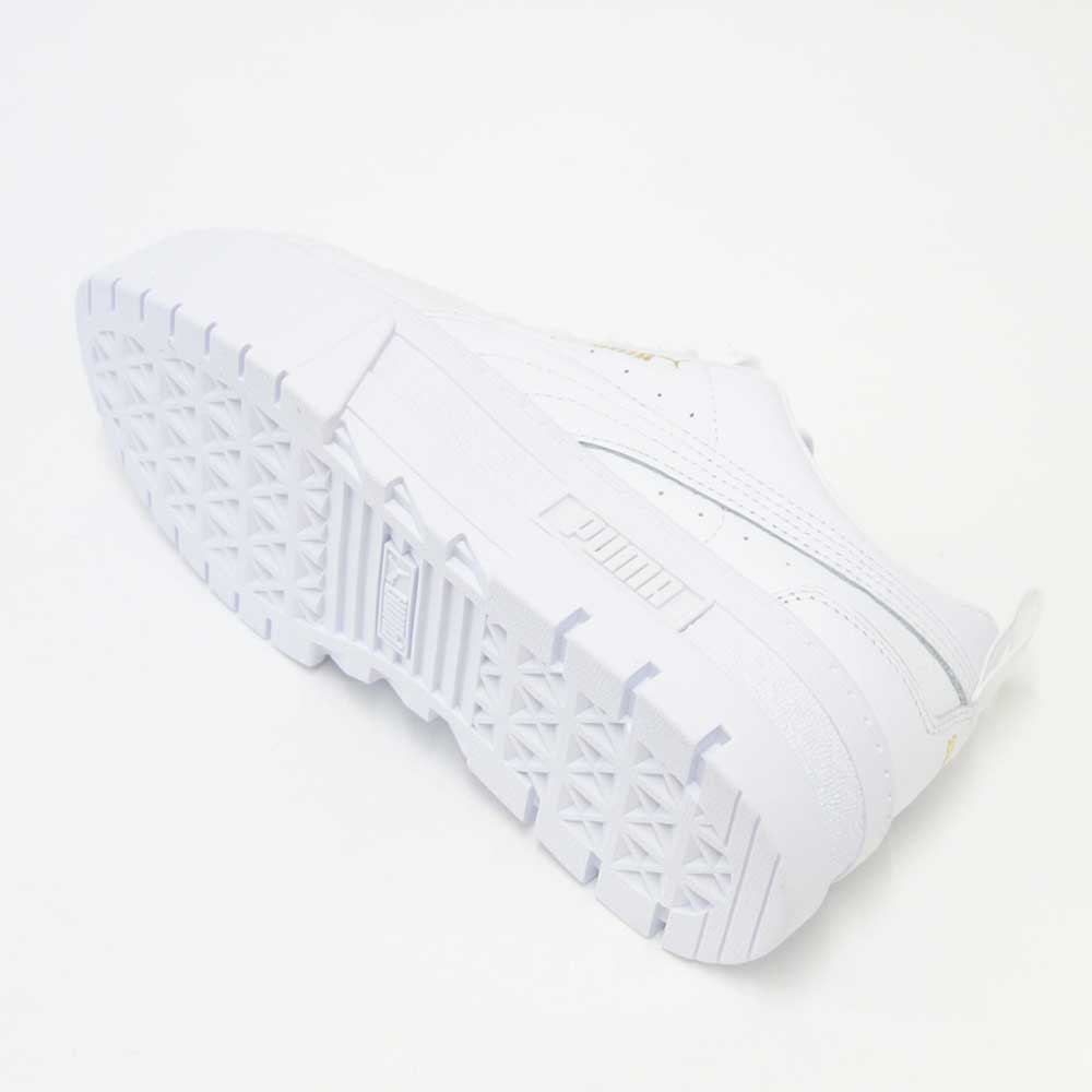 プーマ PUMA メイズ クラシック ウィメンズ 38420901 ホワイト (レディース)スムースレザー 厚底 ローカット シューズ「靴」