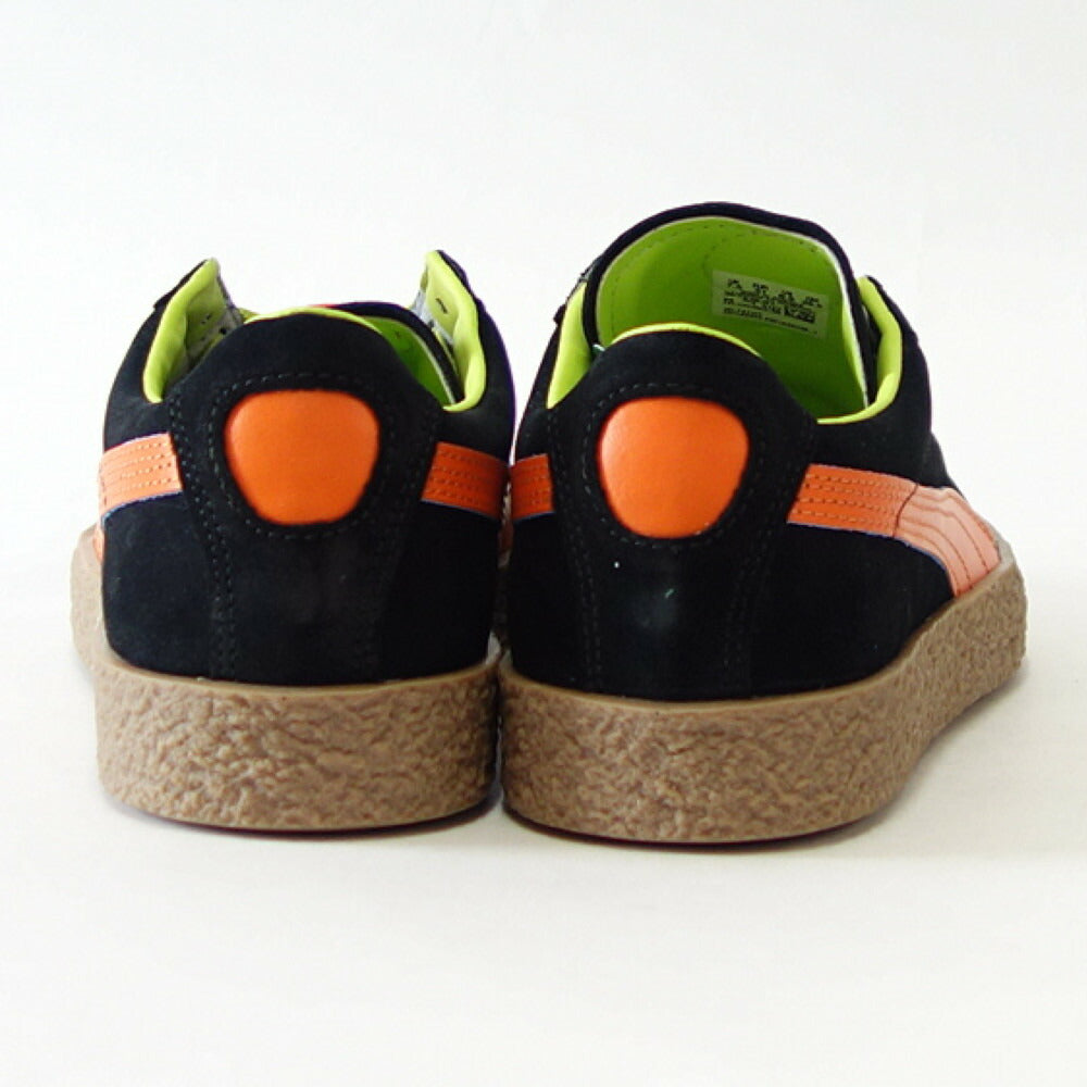 【SALE 20%OFF】 プーマ PUMA ミュンスター プーマ レジェンド 38421901 ブラック / Vibrant Orange (ユニセックス)スエードレザー ローカット レディース スニーカー メンズ「靴」