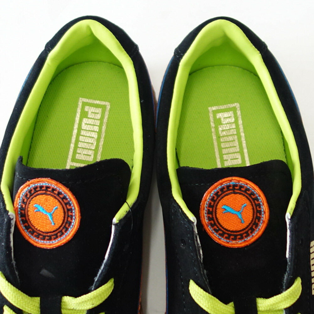 【SALE 20%OFF】 プーマ PUMA ミュンスター プーマ レジェンド 38421901 ブラック / Vibrant Orange (ユニセックス)スエードレザー ローカット レディース スニーカー メンズ「靴」