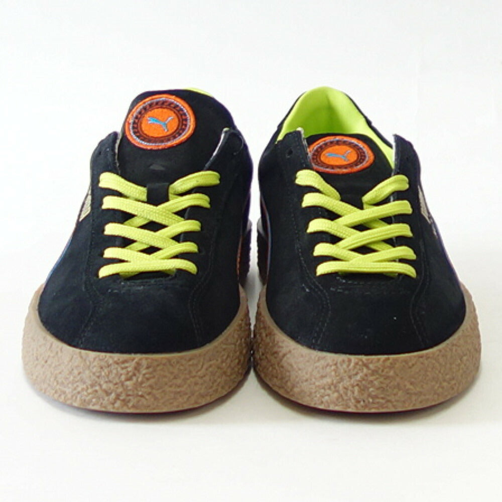 【SALE 20%OFF】 プーマ PUMA ミュンスター プーマ レジェンド 38421901 ブラック / Vibrant Orange (ユニセックス)スエードレザー ローカット レディース スニーカー メンズ「靴」