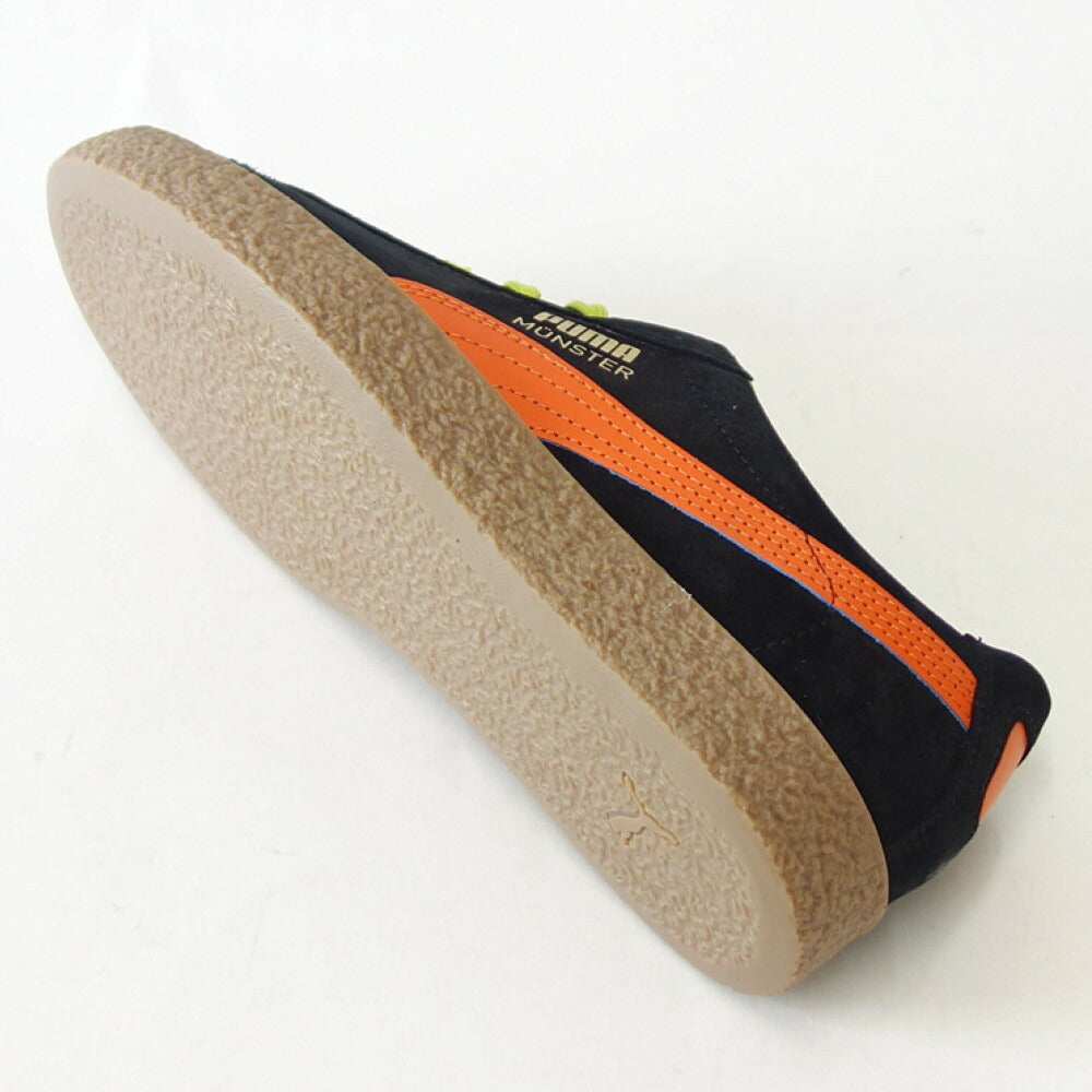 【SALE 20%OFF】 プーマ PUMA ミュンスター プーマ レジェンド 38421901 ブラック / Vibrant Orange (ユニセックス)スエードレザー ローカット レディース スニーカー メンズ「靴」