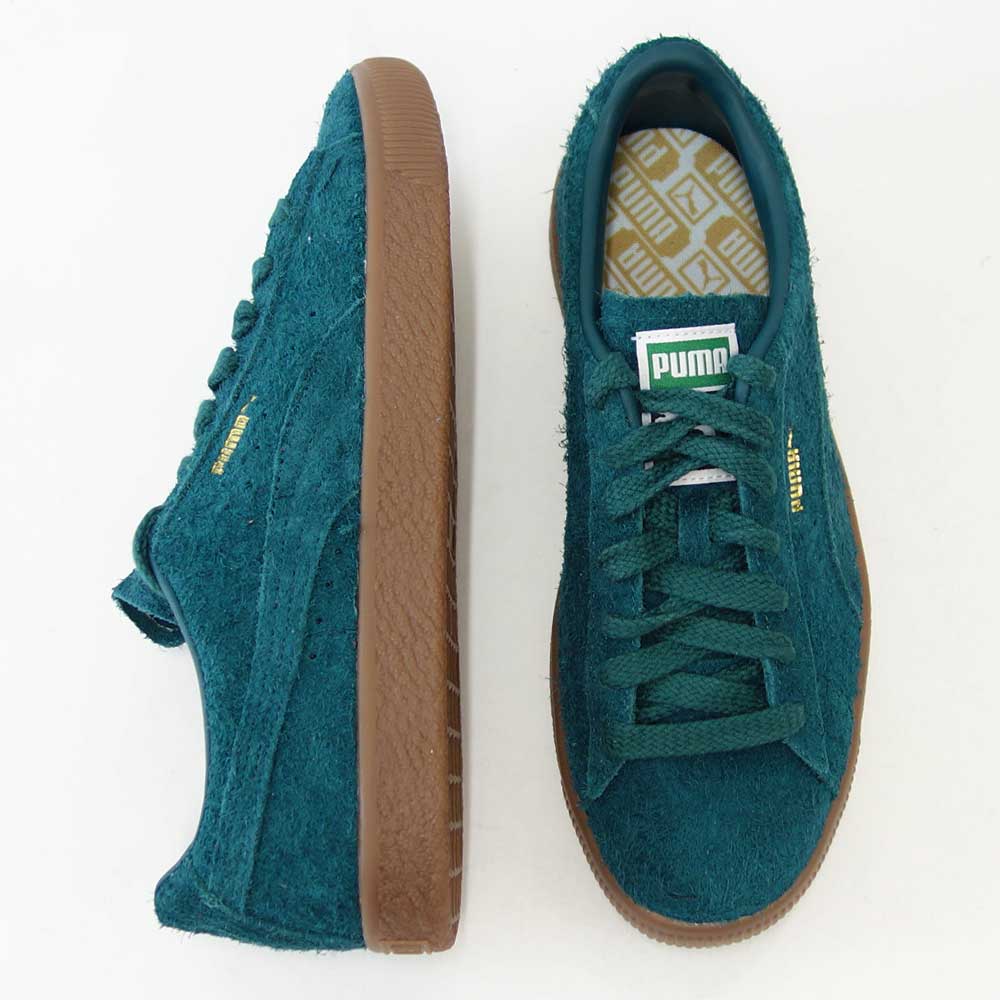 【SALE 30%OFF】 プーマ PUMA スエードビンテージ ヘアリースエード 38569803 Varsity Green (ユニセックス) ローカット シューズ ウォーキング 天然皮革 レザースニーカー レディース メンズ「靴」