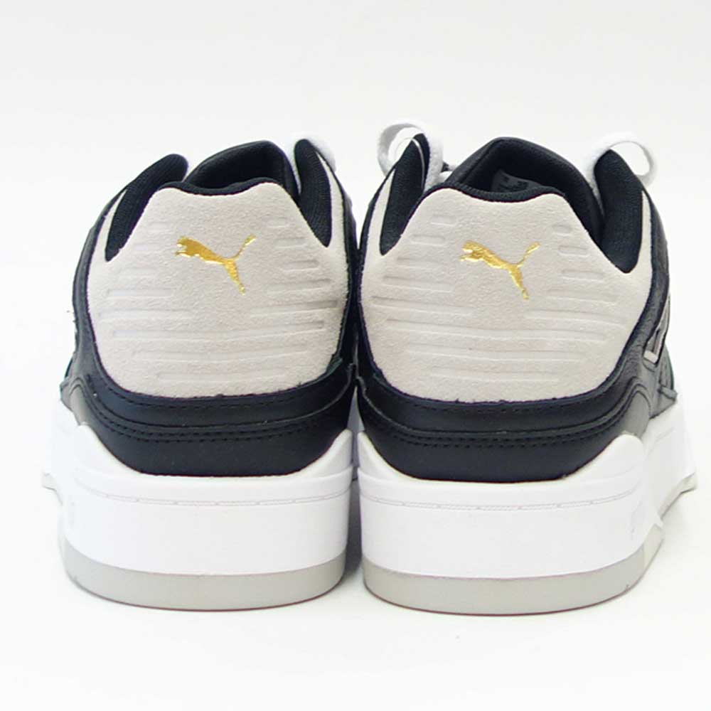 【SALE 20%OFF】 プーマ PUMA スリップストリーム INVADR 38854906 プーマブラック/グレー (メンズ)スムースレザー ローカット バスケットシューズ ウォーキング「靴」