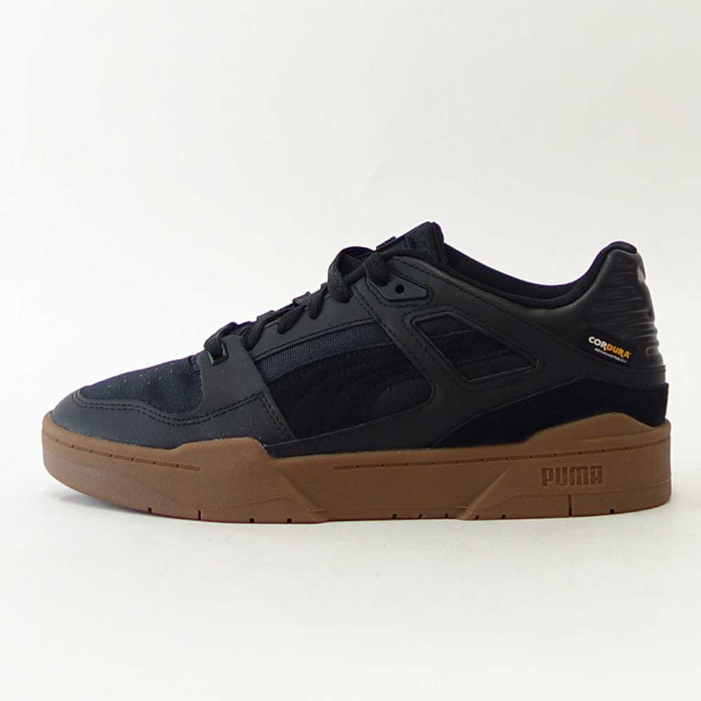 【SALE 30%OFF】 プーマ PUMA スリップストリーム INVADR 38855101 プーマブラック/ガム (メンズ)天然皮革 コーデュラ ローカット バスケットシューズ ウォーキング「靴」