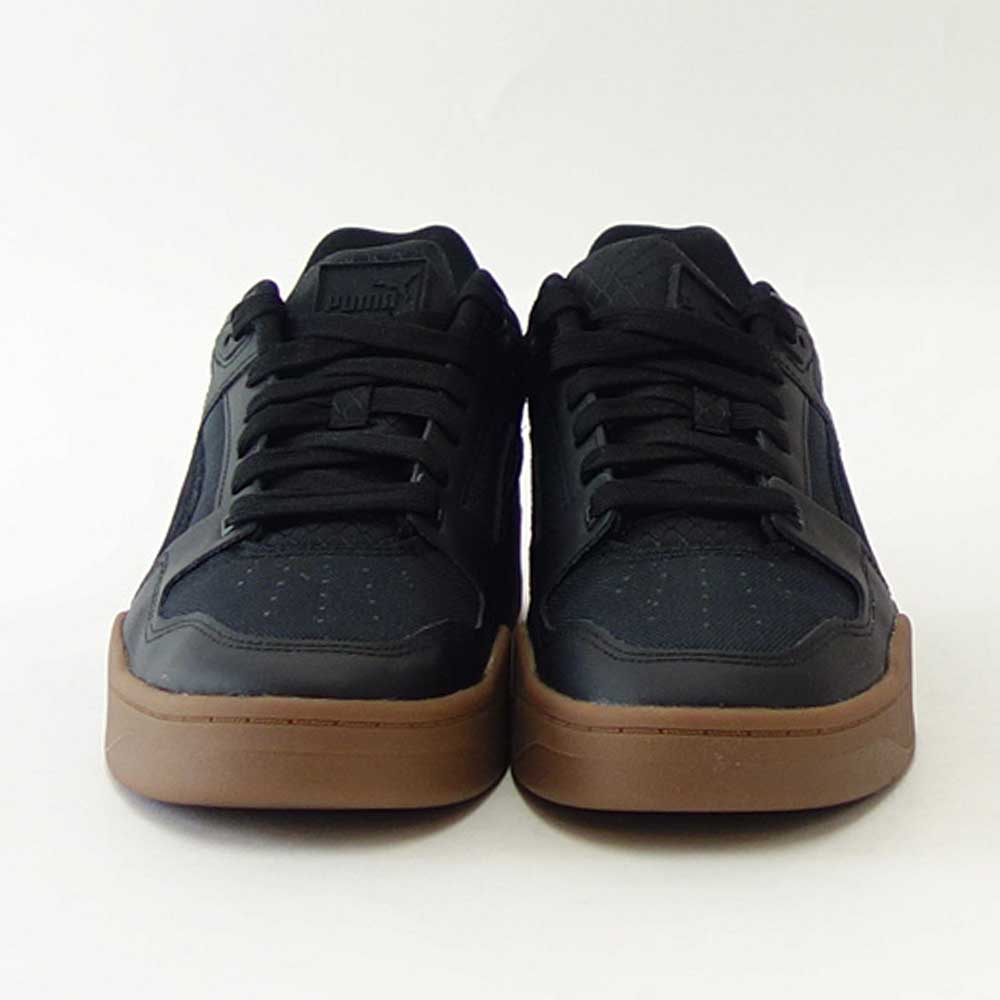 【SALE 30%OFF】 プーマ PUMA スリップストリーム INVADR 38855101 プーマブラック/ガム (メンズ)天然皮革 コーデュラ ローカット バスケットシューズ ウォーキング「靴」