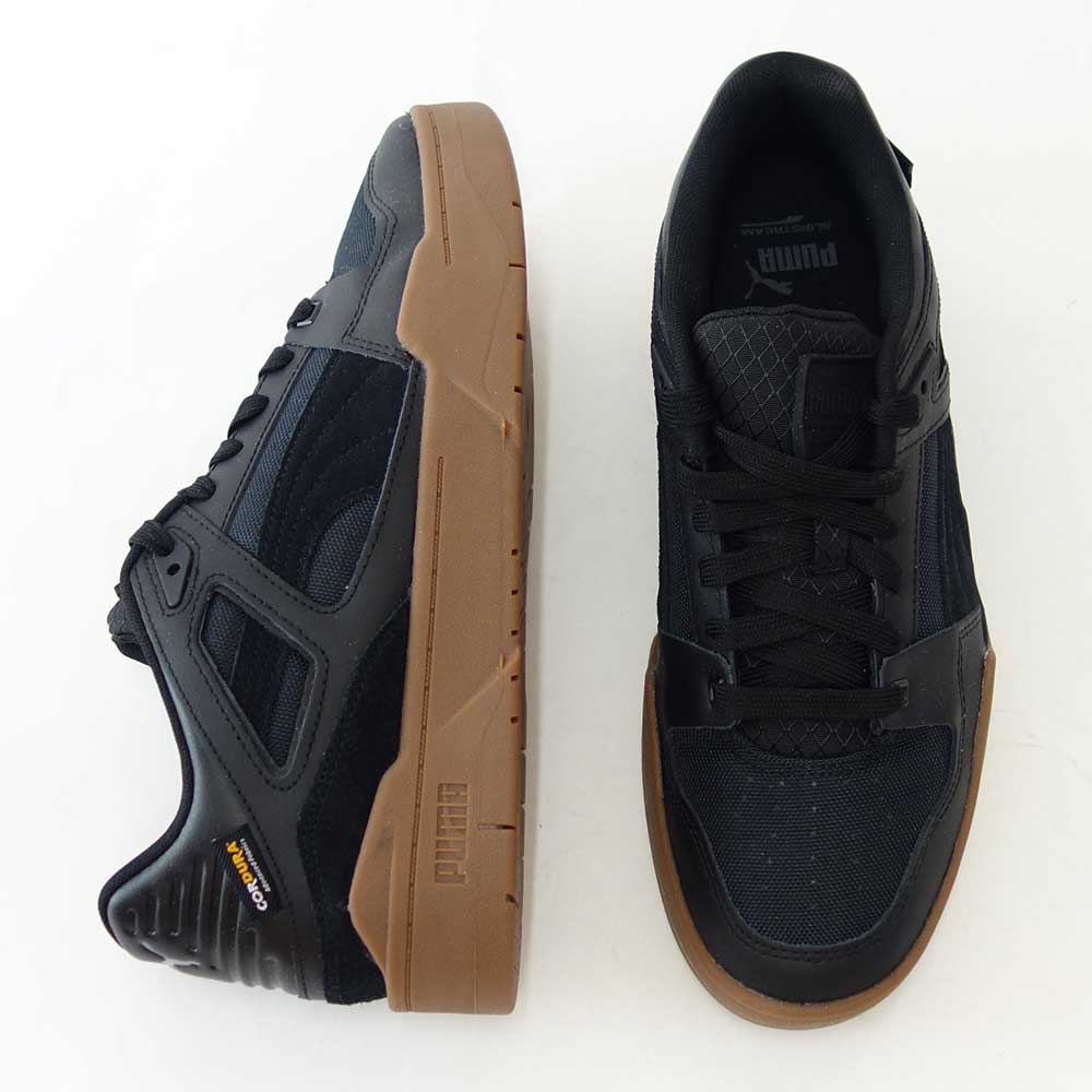 【SALE 30%OFF】 プーマ PUMA スリップストリーム INVADR 38855101 プーマブラック/ガム (メンズ)天然皮革 コーデュラ ローカット バスケットシューズ ウォーキング「靴」