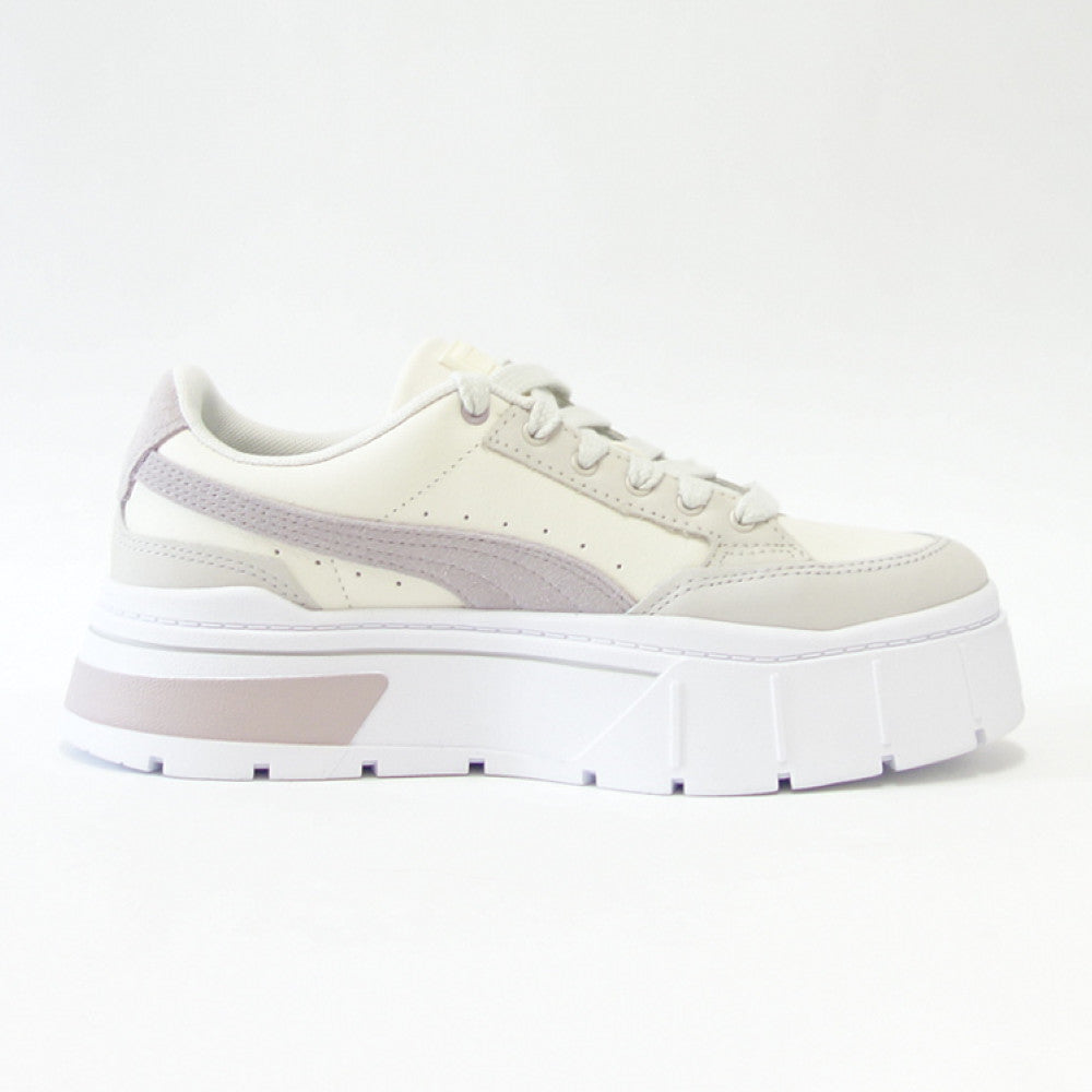 【SALE 20%OFF】 プーマ PUMA メイズ スタック リュクス ウィメンズ 38985301 Marshmallow-Marble (レディース) 厚底 ローカット シューズ「靴」