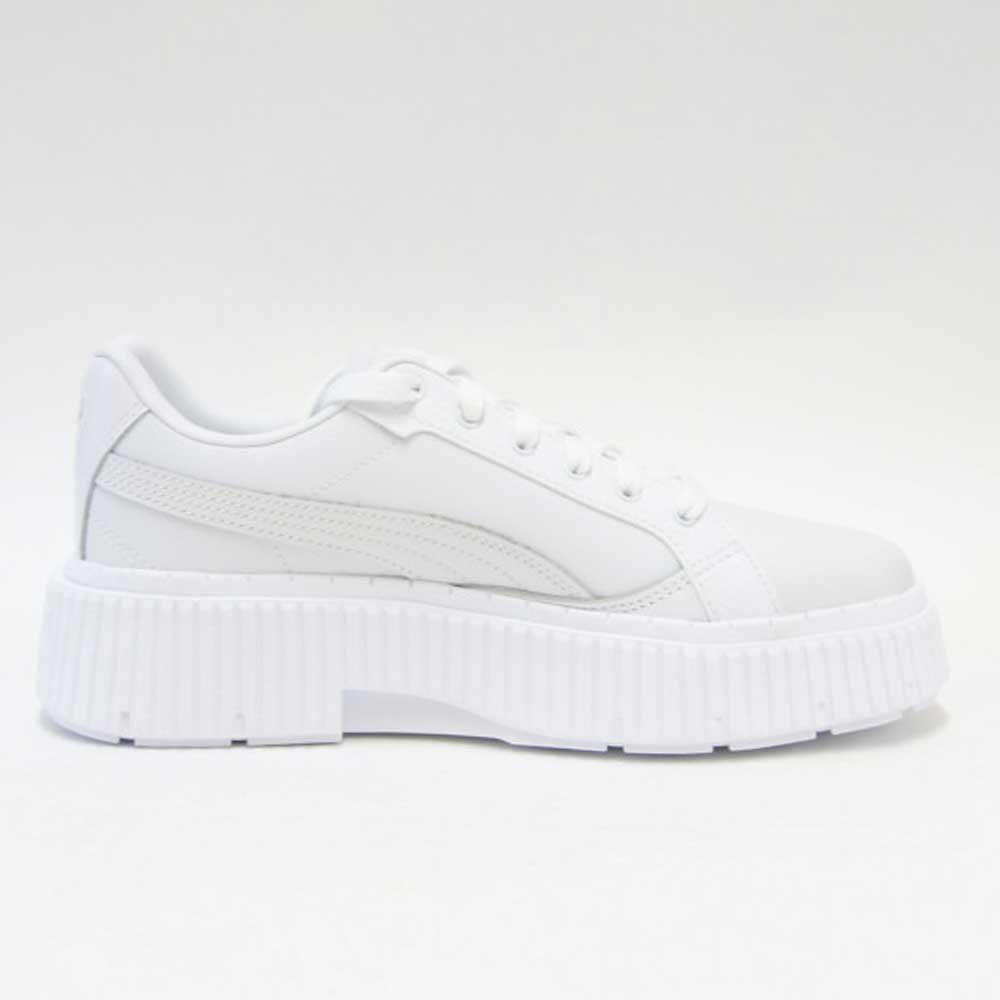 【SALE 20%OFF】 プーマ PUMA ディナーラ レザー ウィメンズ 39063901 ホワイト (レディース) 天然皮革 厚底 ローカット シューズ「靴」