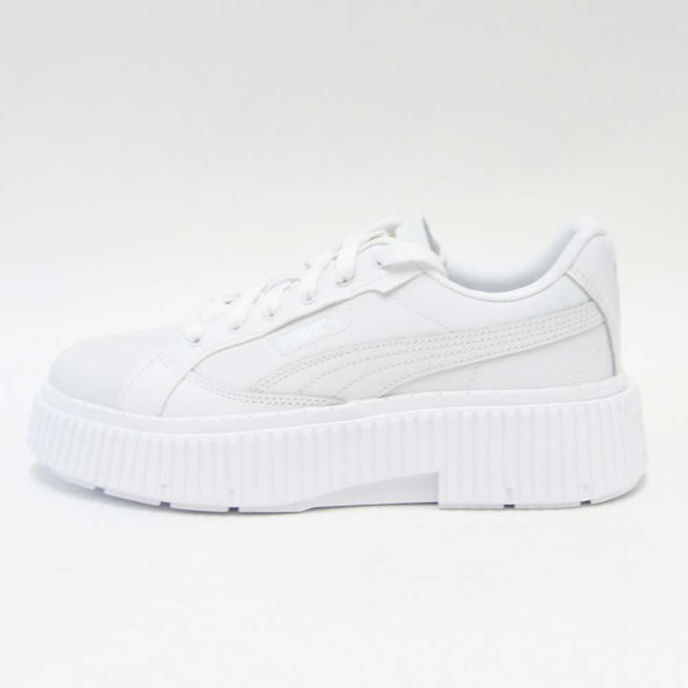 【SALE 20%OFF】 プーマ PUMA ディナーラ レザー ウィメンズ 39063901 ホワイト (レディース) 天然皮革 厚底 ローカット シューズ「靴」