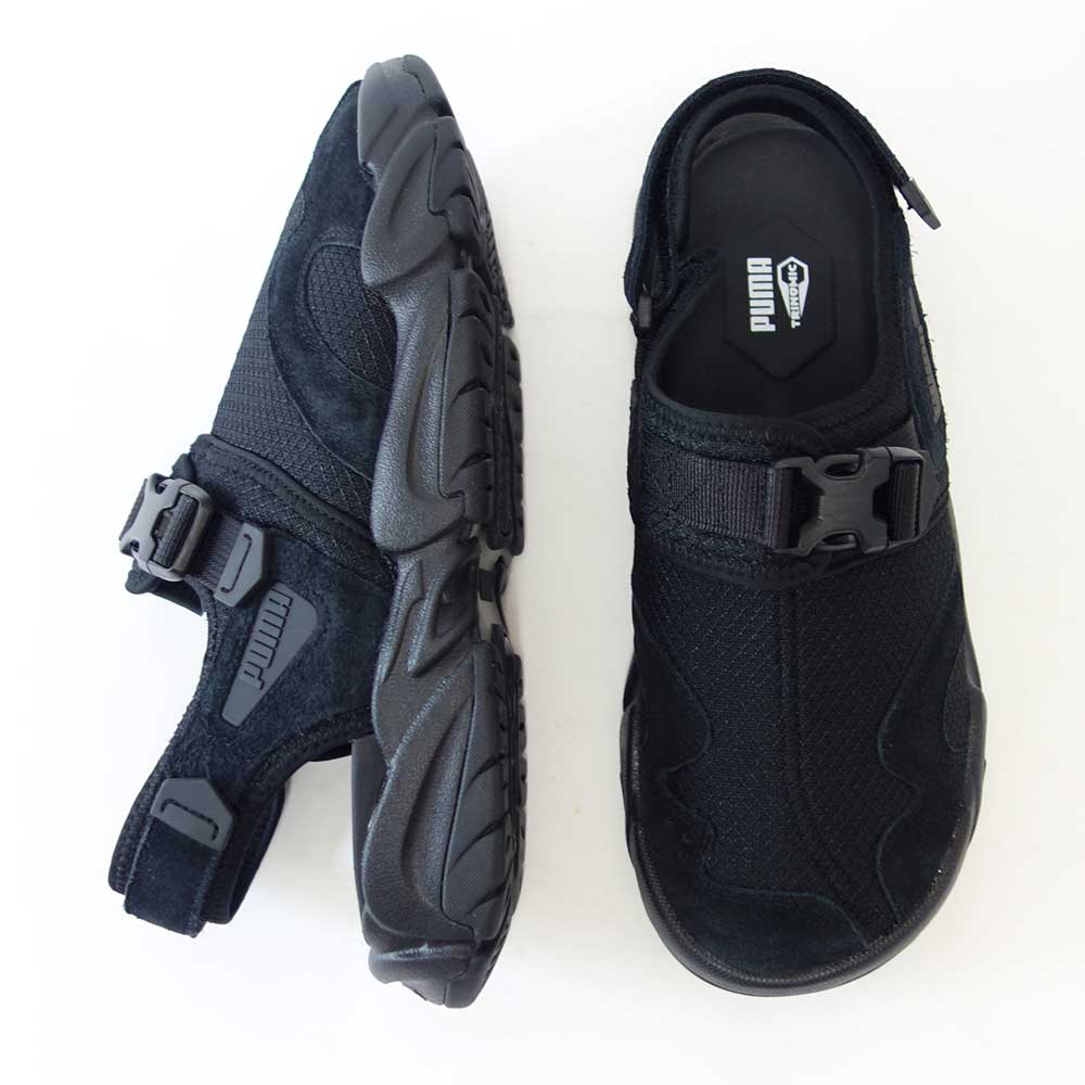 プーマ PUMA  TS-01 トーナル サンダル 39075101 ブラック (ユニセックス) ゆったりフィット バックストラップ サンダル「靴」