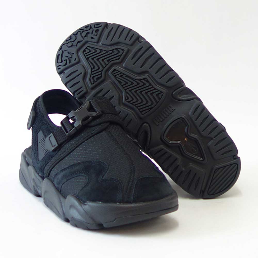プーマ PUMA  TS-01 トーナル サンダル 39075101 ブラック (ユニセックス) ゆったりフィット バックストラップ サンダル「靴」