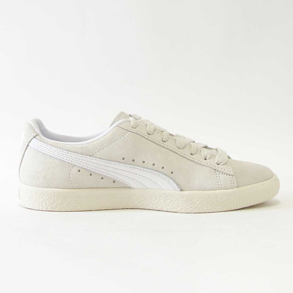 プーマ PUMA クライド PRM 39113401 frosted ivory - puma white(ユニセックス)スエードレザー ローカット スニーカー「靴」
