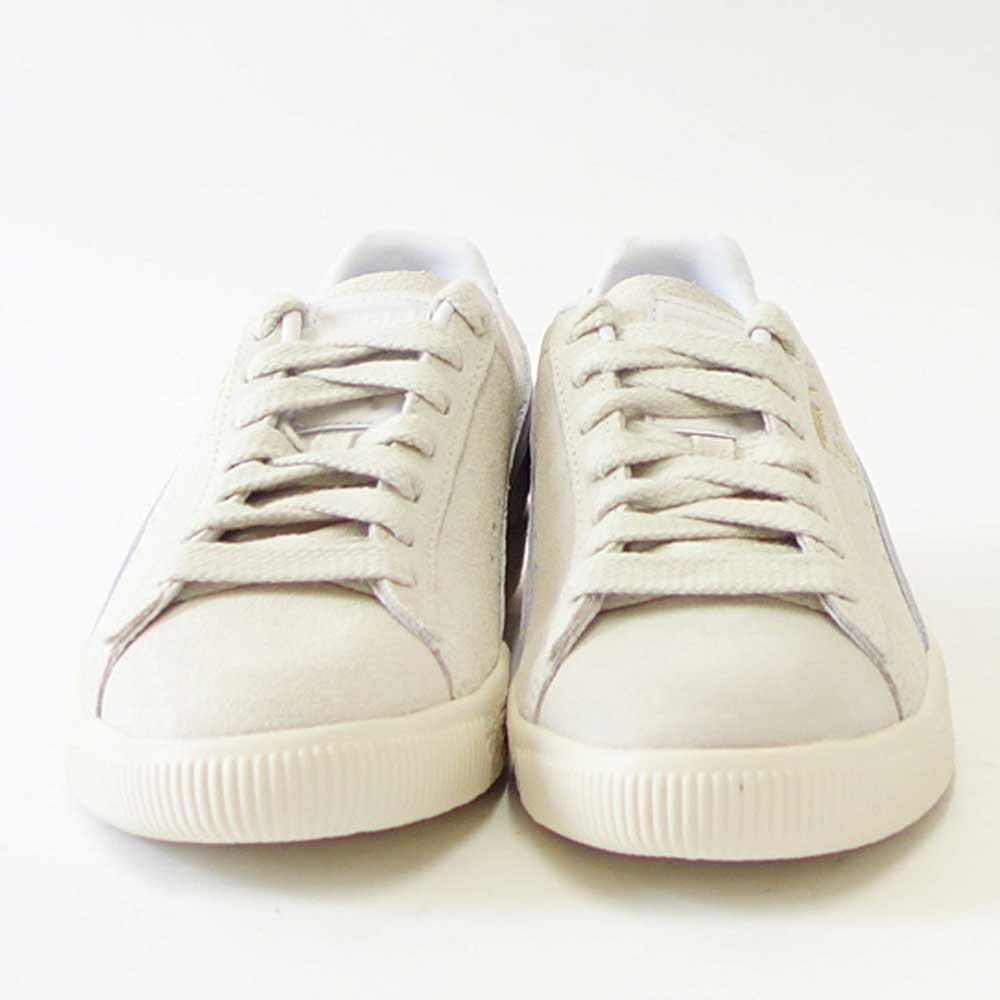 プーマ PUMA クライド PRM 39113401 frosted ivory - puma white(ユニセックス)スエードレザー ローカット スニーカー「靴」